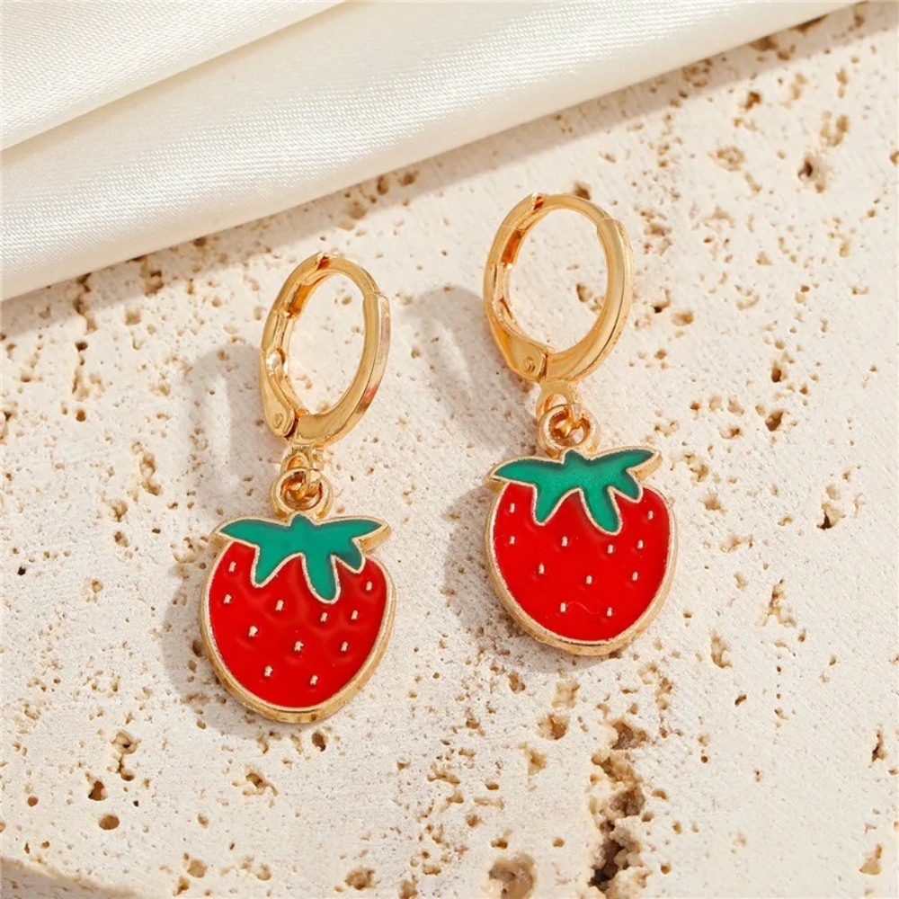4/$25 Strawberry Earrings